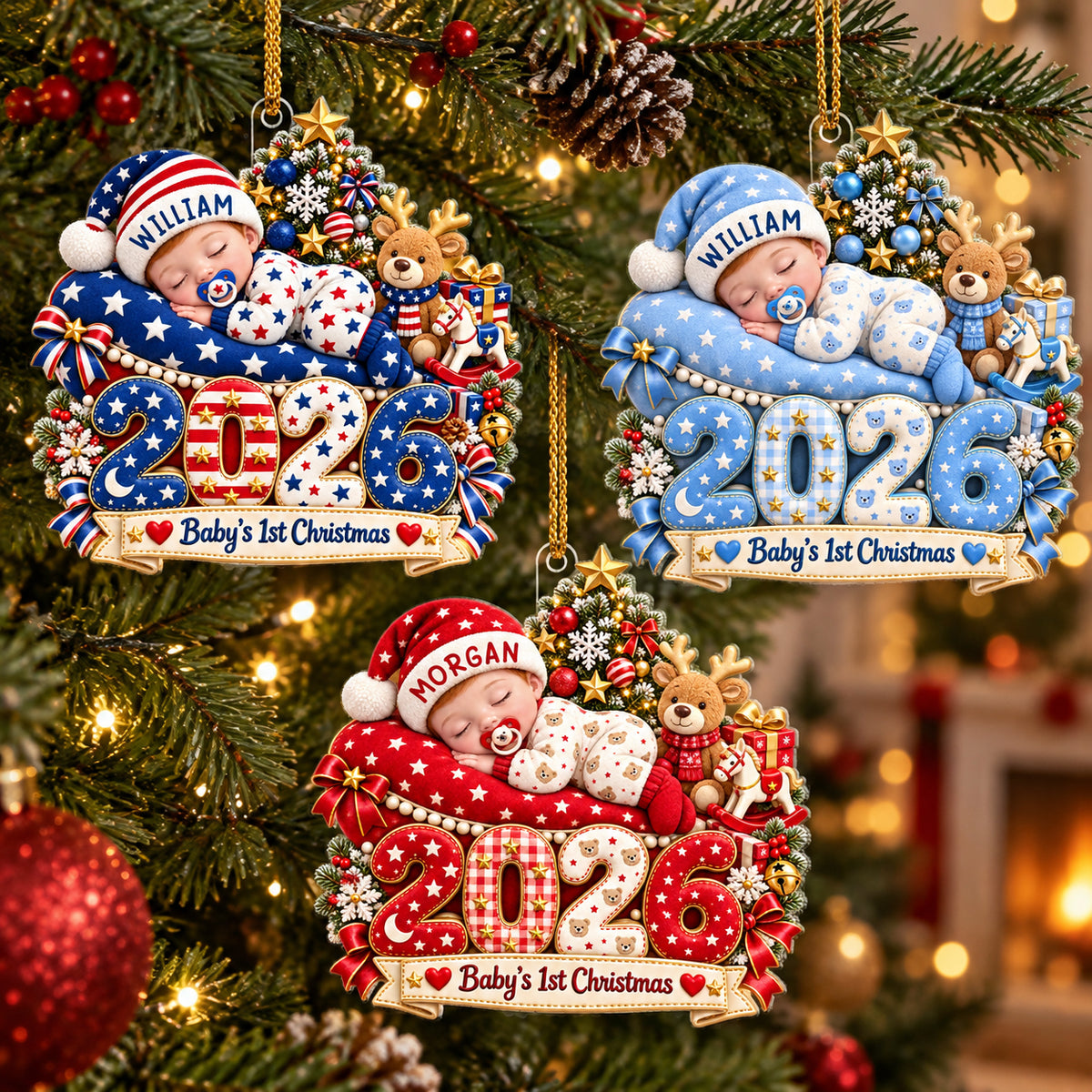 Little Star’s First Christmas - Custom Acrylic Ornament - CAO_XMAS14 5