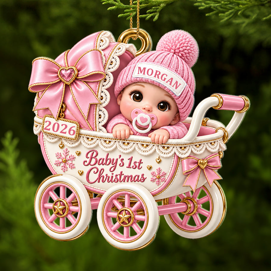 Baby’s First Christmas - Custom Acrylic Ornament - CAO_XMAS6 2
