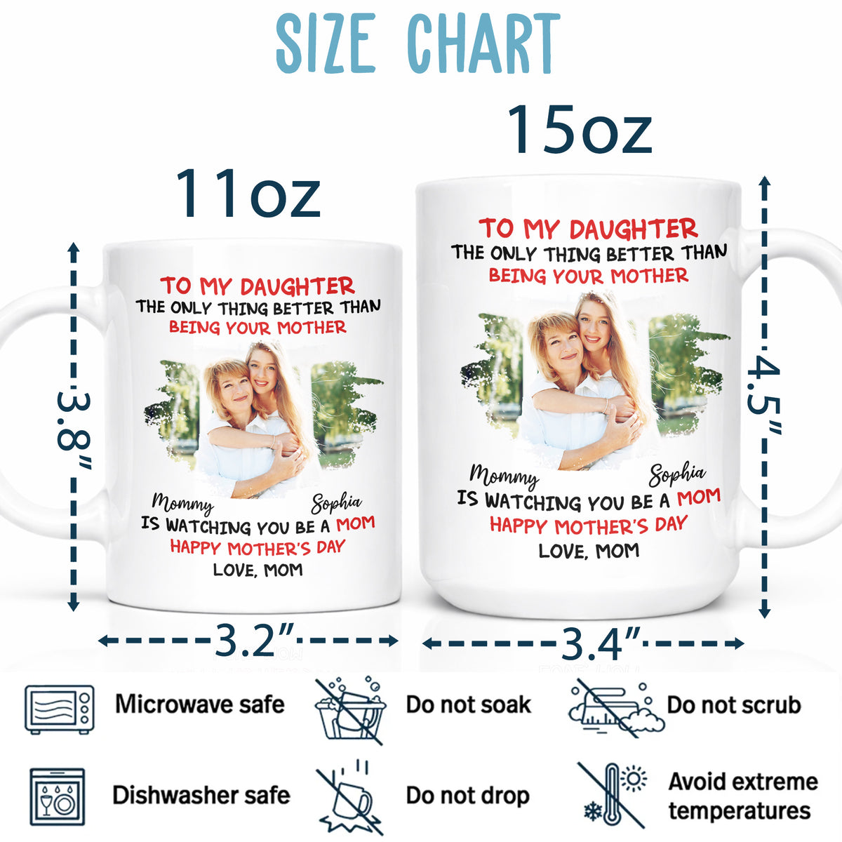 Is Watching You Be A Mom - Personalized White Mug-mug_mom1