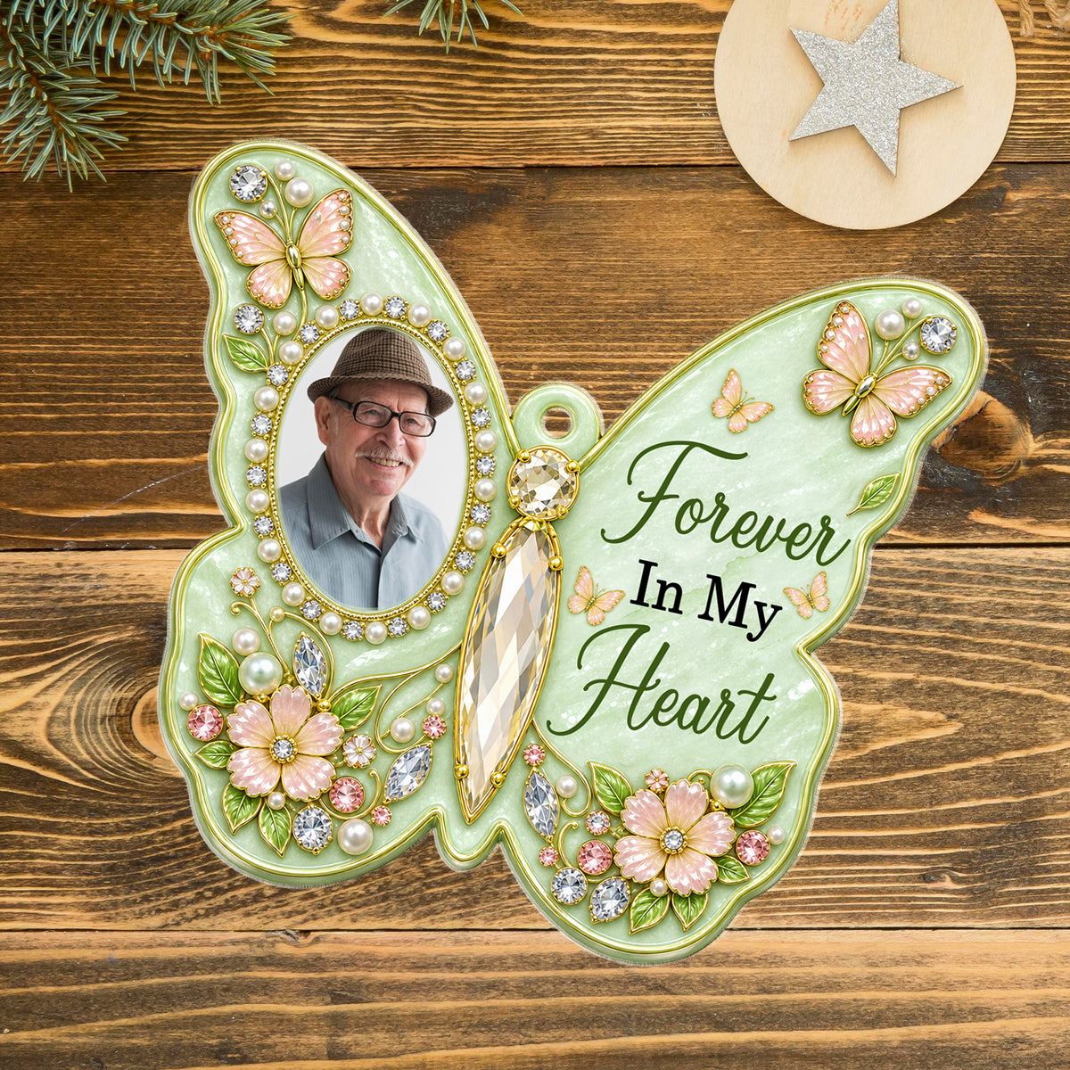 Until We Meet Again Memorial - Personalized Ornament - Custom Acrylic Ornament - CAO_MEM3 3