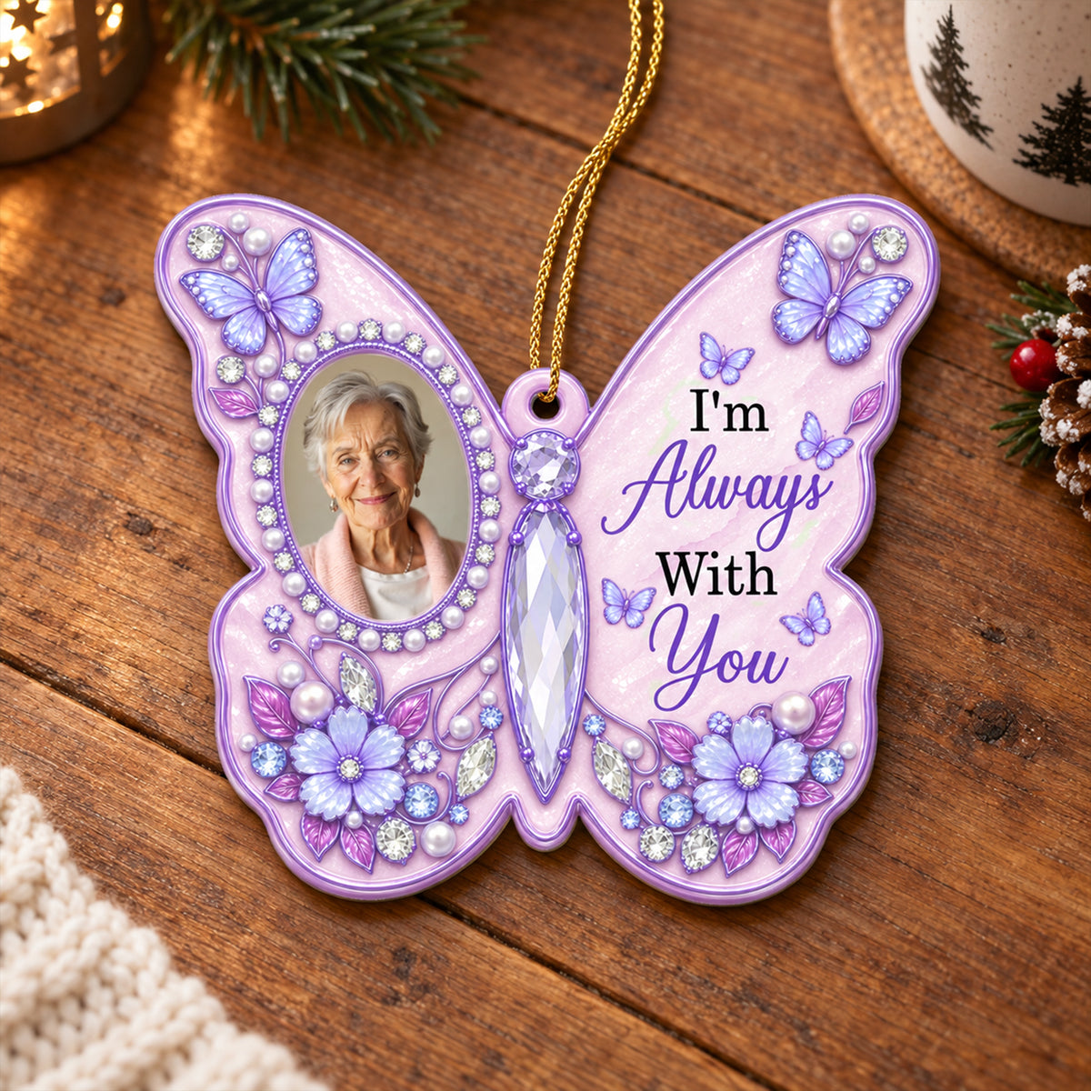 Until We Meet Again Memorial - Personalized Ornament - Custom Acrylic Ornament - CAO_MEM3 5