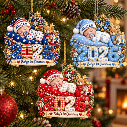 Little Star’s First Christmas - Custom Acrylic Ornament - CAO_XMAS14 5