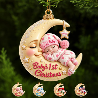 My Little Christmas Moon - Custom Acrylic Ornament - CAO_XMAS16 1
