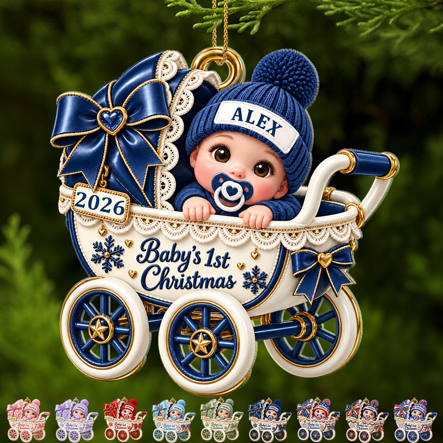 Baby’s First Christmas - Custom Acrylic Ornament - CAO_XMAS6 1