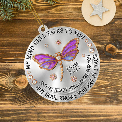Joyful Snowman Christmas- Custom Personalized Acrylic Ornament - CAO_MEM1