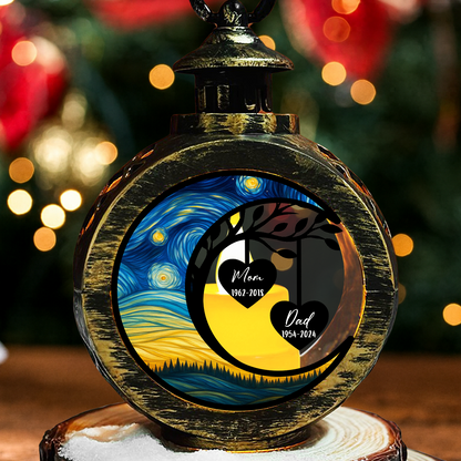 Hearts Together in Heaven - Custom Personalized Lantern - INK_13