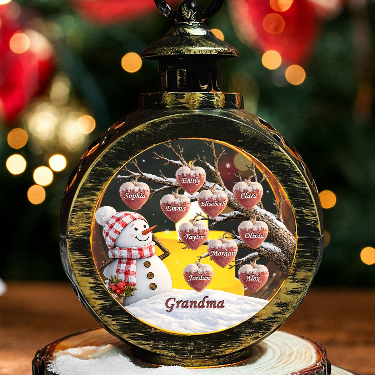 Our Sweet Hearts - Personalized Lantern - LAN_XMAS1 1