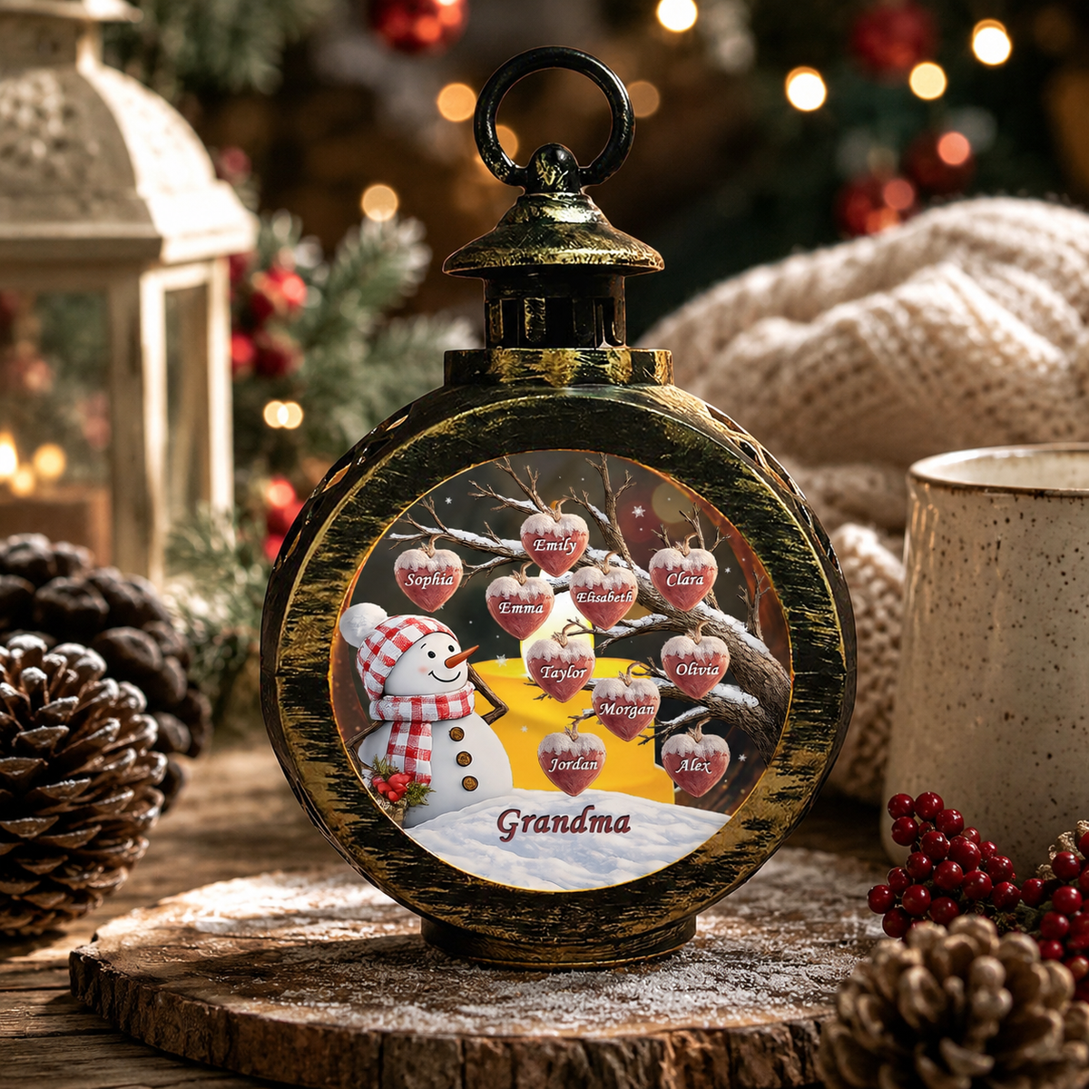 Our Sweet Hearts - Personalized Lantern - LAN_XMAS1 6