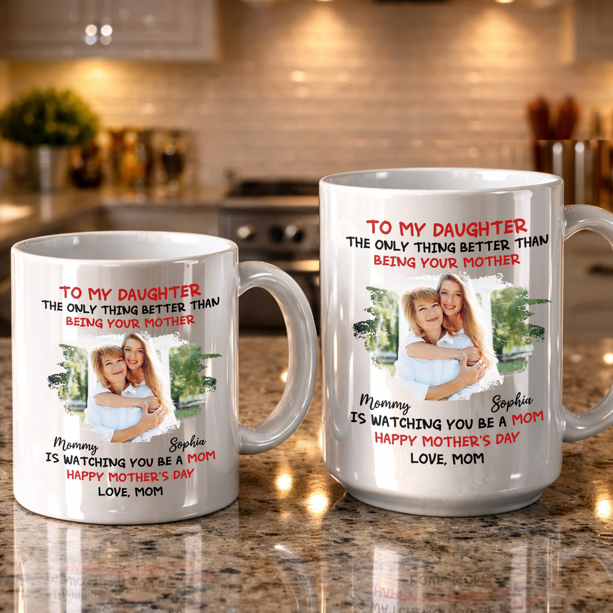 Is Watching You Be A Mom - Personalized White Mug-mug_mom1